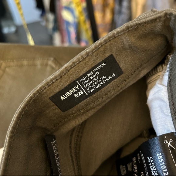 ❤️ NWT Buffalo David Bitton Olive Skinny Jeans Aubrey high rise ankle 29x26 - Picture 7 of 13